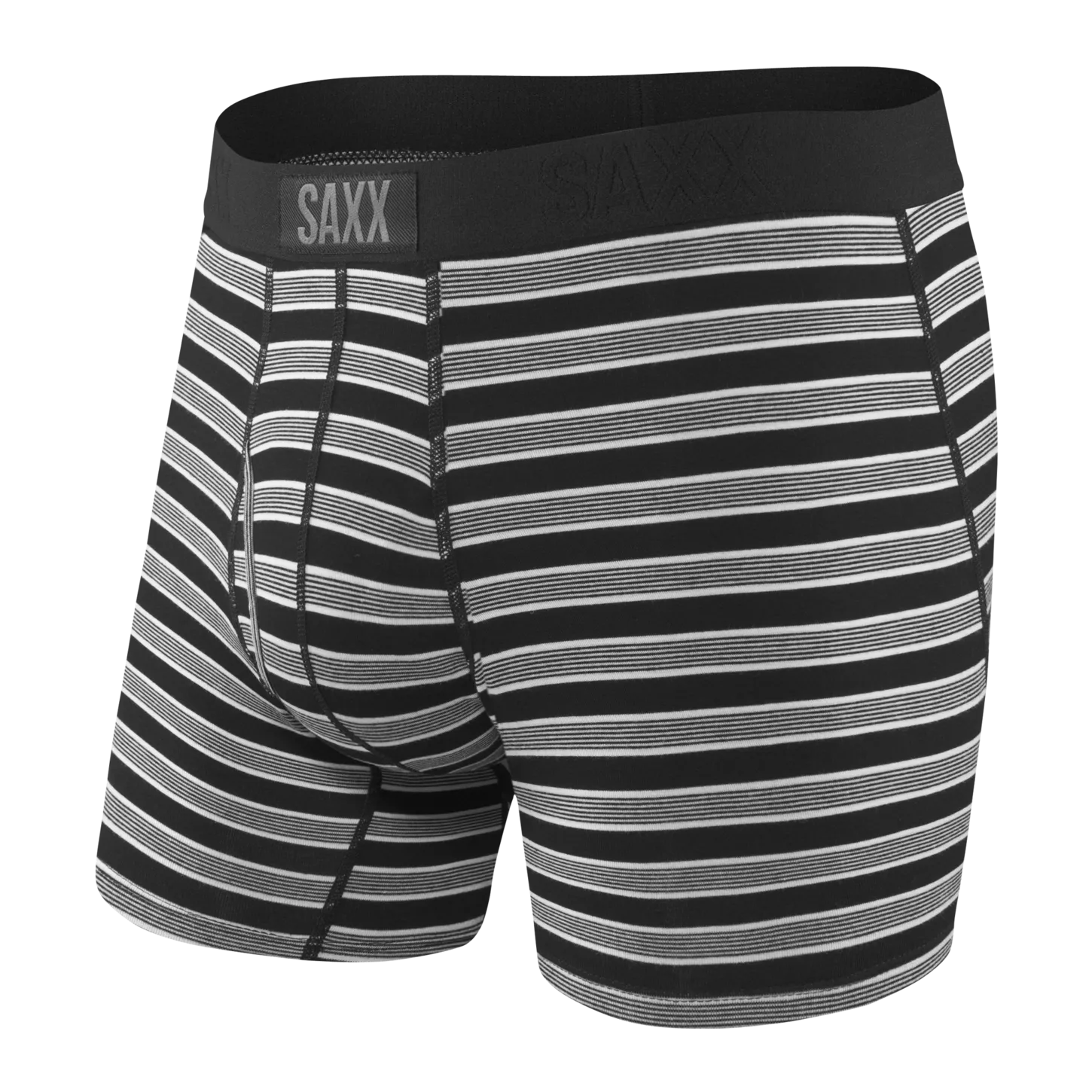 Ultra Boxer Brief - Black Crew Stripe