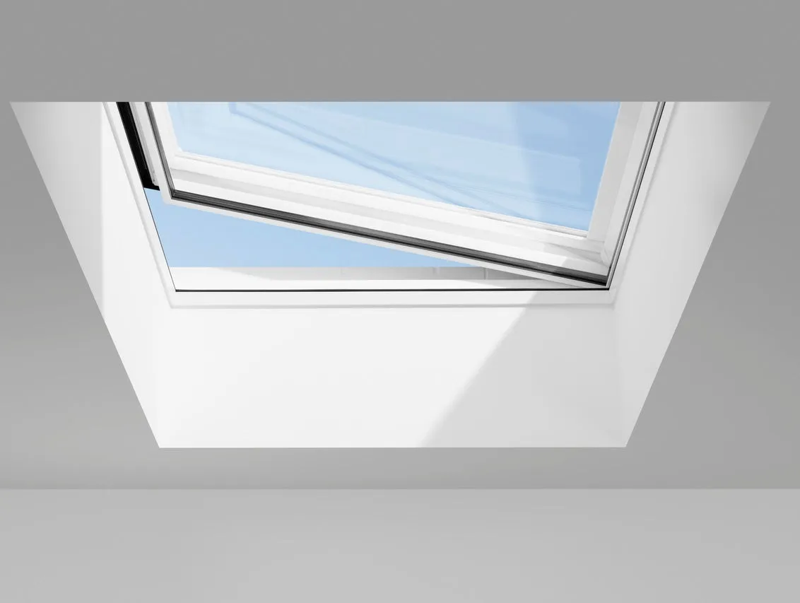 VELUX CVU INTEGRA® SOLAR Powered Curved Glass Rooflight Package with Triple Glazed Base (New Generation)