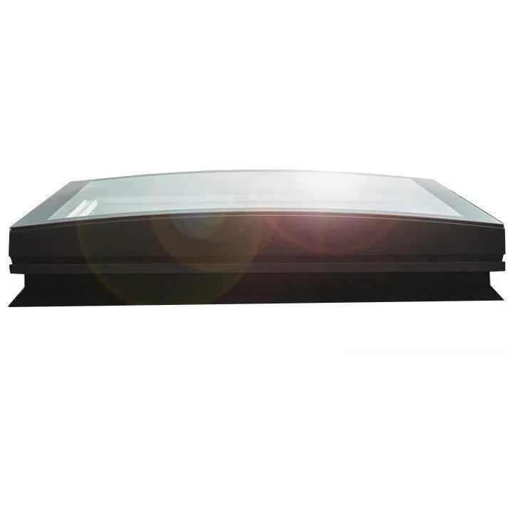 VELUX CVU INTEGRA® SOLAR Powered Curved Glass Rooflight Package with Triple Glazed Base (New Generation)