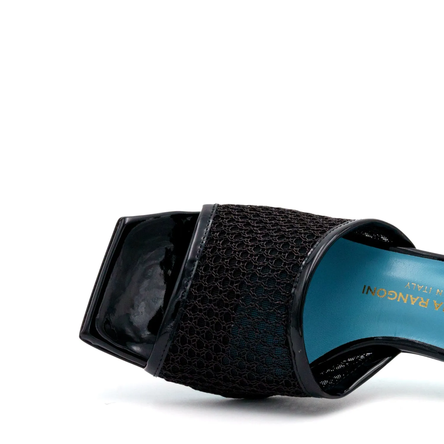 Vesta Low Heel Mesh Slide