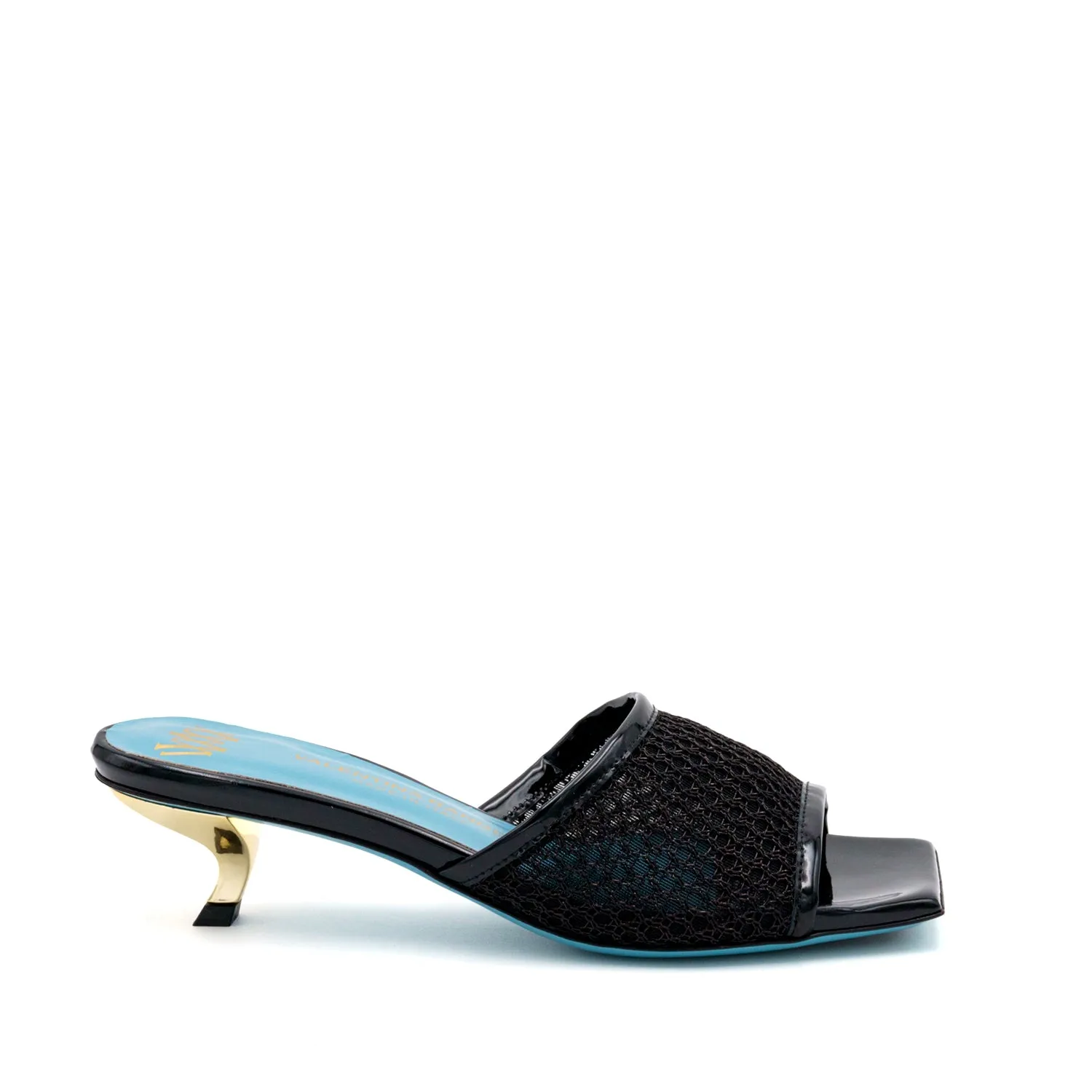 Vesta Low Heel Mesh Slide