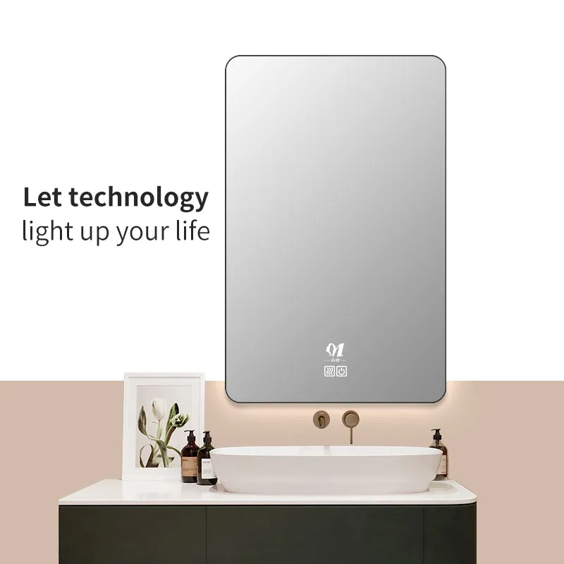 View larger image Add to Compare  Share Espelho Espejo Inteligente Espejos Con Luz Led Smart Makeup Oversized Mirror Bathroom Vanity Mirror Bath Mirrors With Led Light