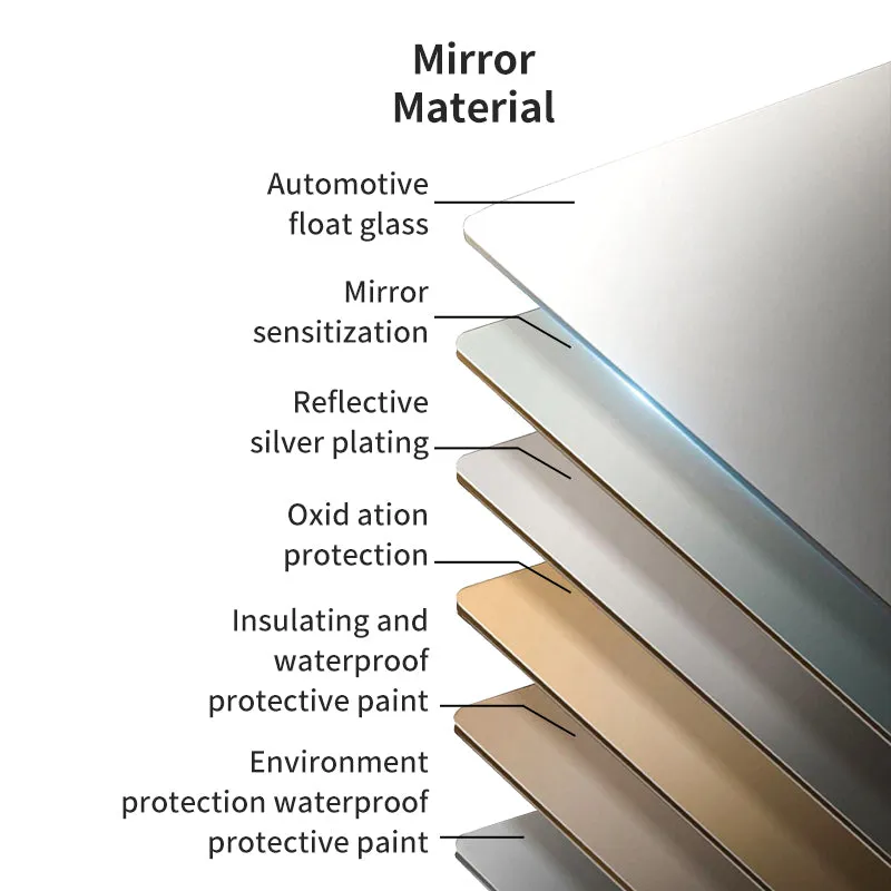 View larger image Add to Compare  Share Espelho Espejo Inteligente Espejos Con Luz Led Smart Makeup Oversized Mirror Bathroom Vanity Mirror Bath Mirrors With Led Light