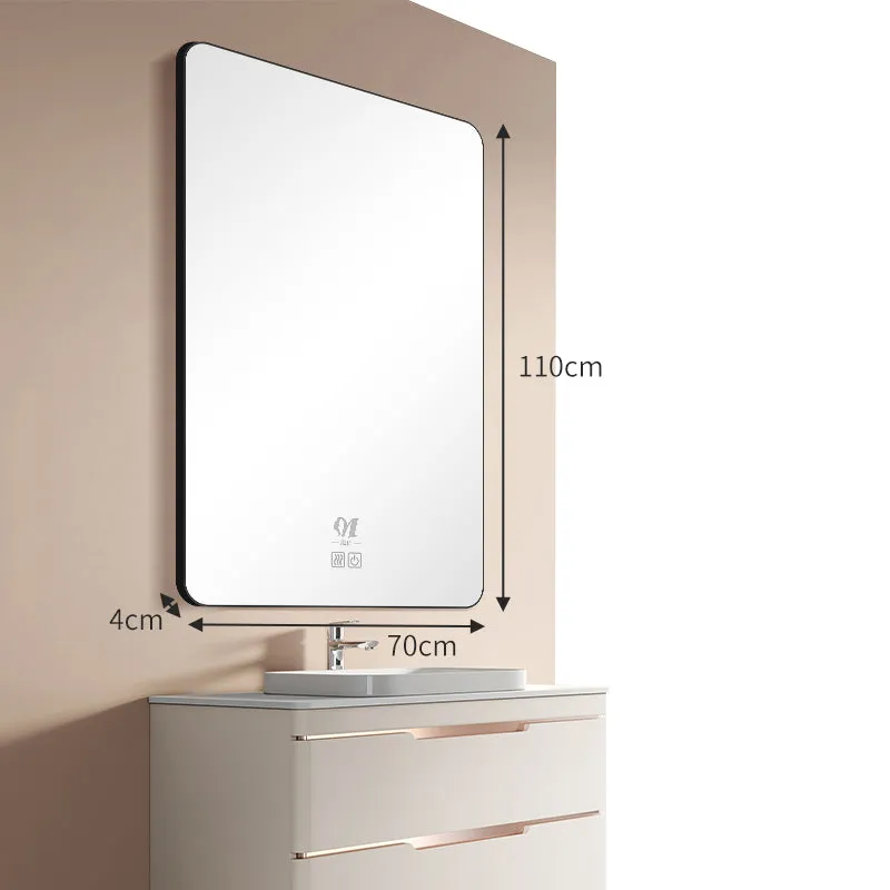 View larger image Add to Compare  Share Espelho Espejo Inteligente Espejos Con Luz Led Smart Makeup Oversized Mirror Bathroom Vanity Mirror Bath Mirrors With Led Light