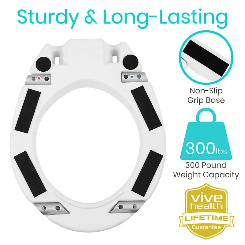 Vive Health Toilet Seat Riser with Arms