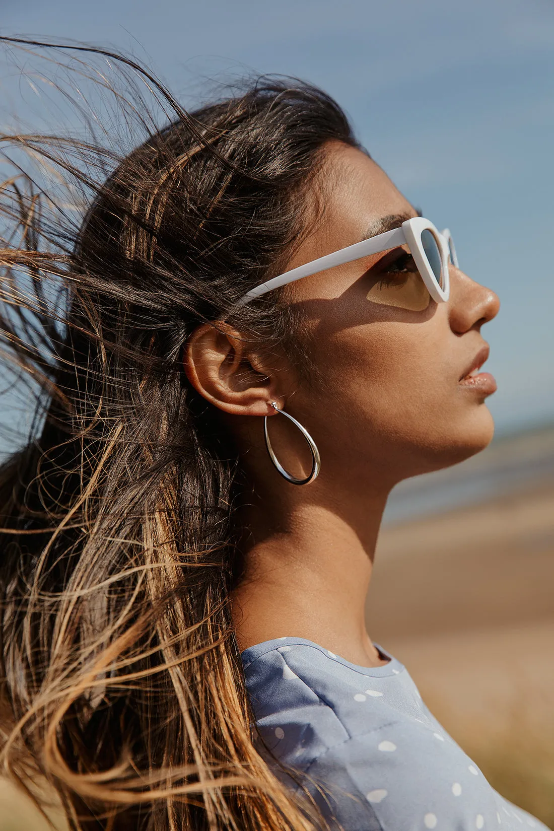Weighted Cat Eye Sunglasses