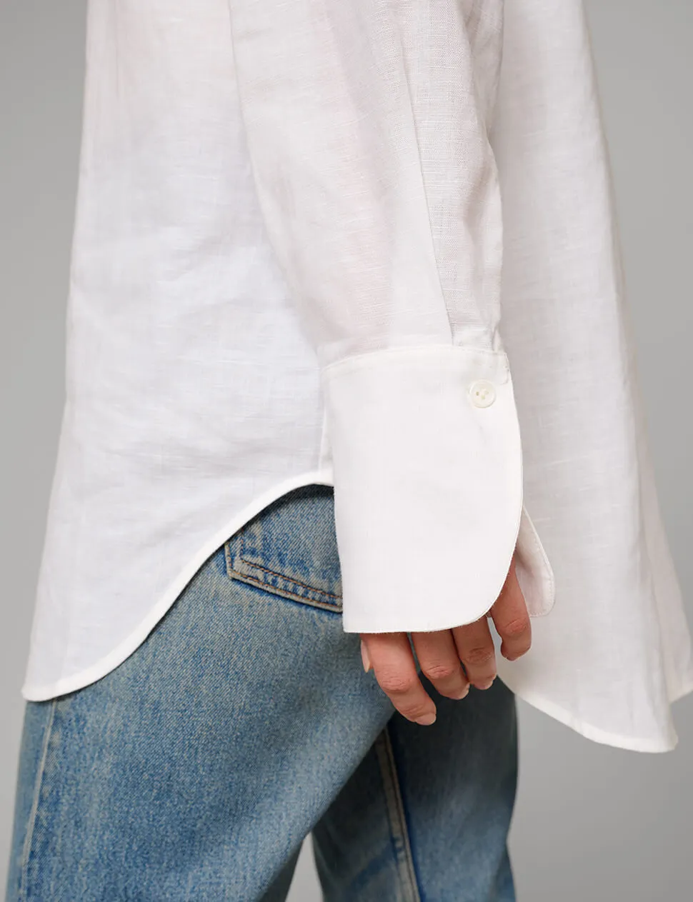White Linen Shirt