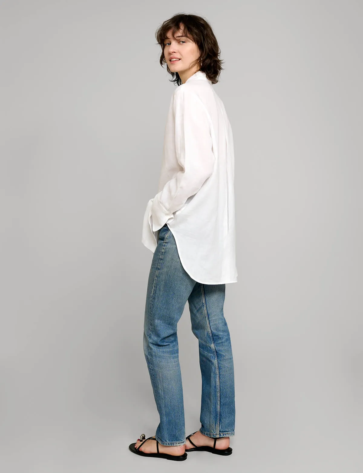 White Linen Shirt
