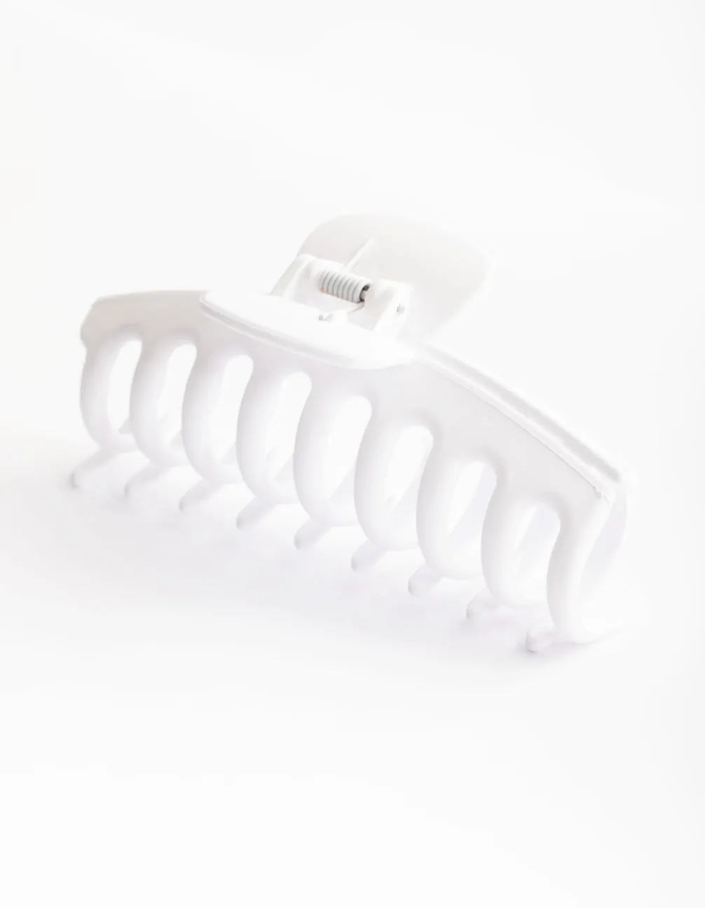 White Matte Rubber 11cm Coated Claw