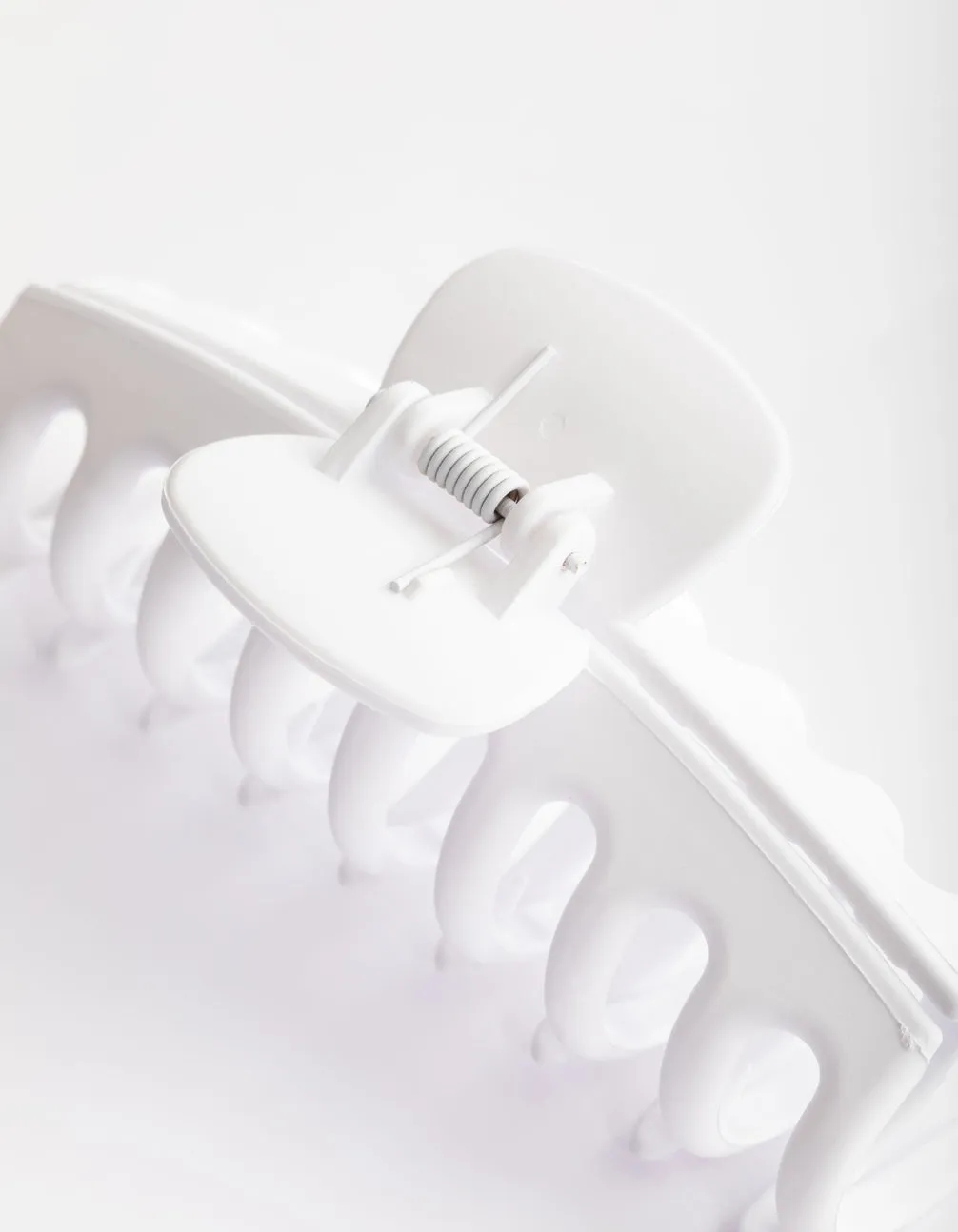 White Matte Rubber 11cm Coated Claw