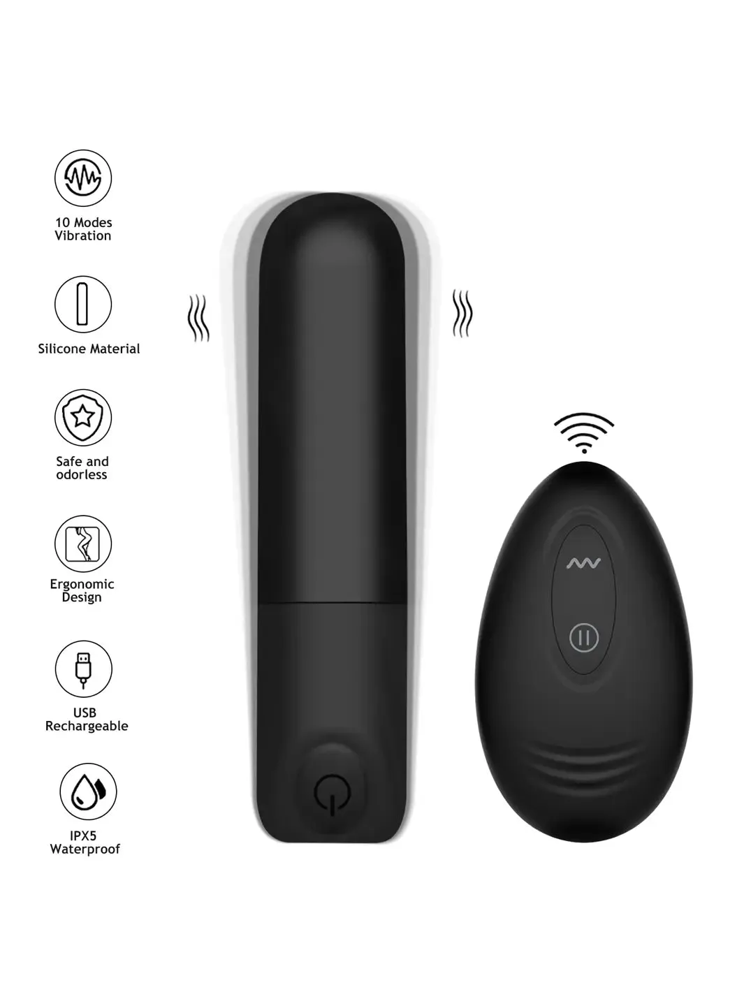 Winyi Rick Remote Control Bullet Vibrator