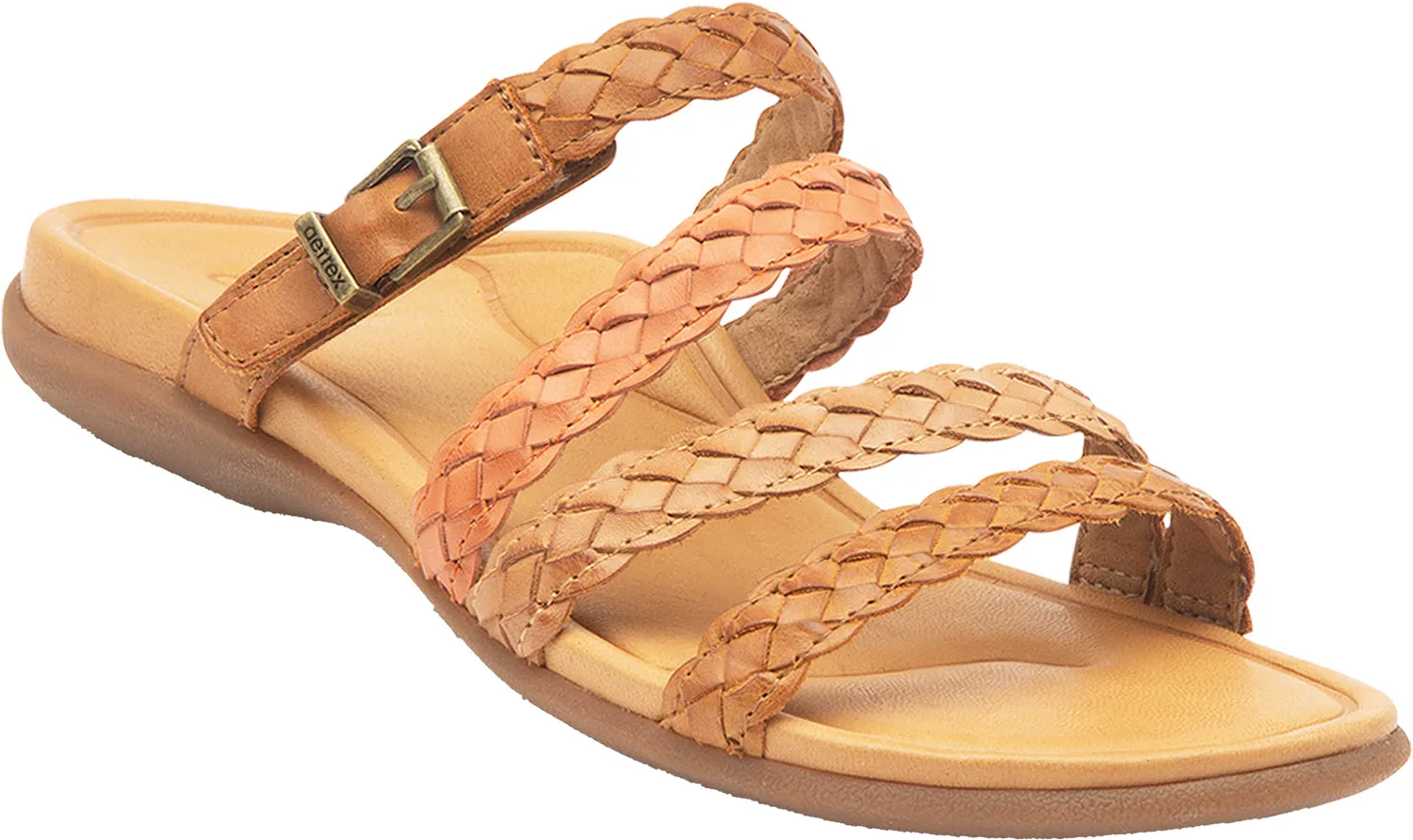 Women's Aetrex Brielle Brown Leather