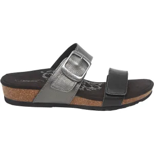 Women's Aetrex Daisy Black Leather