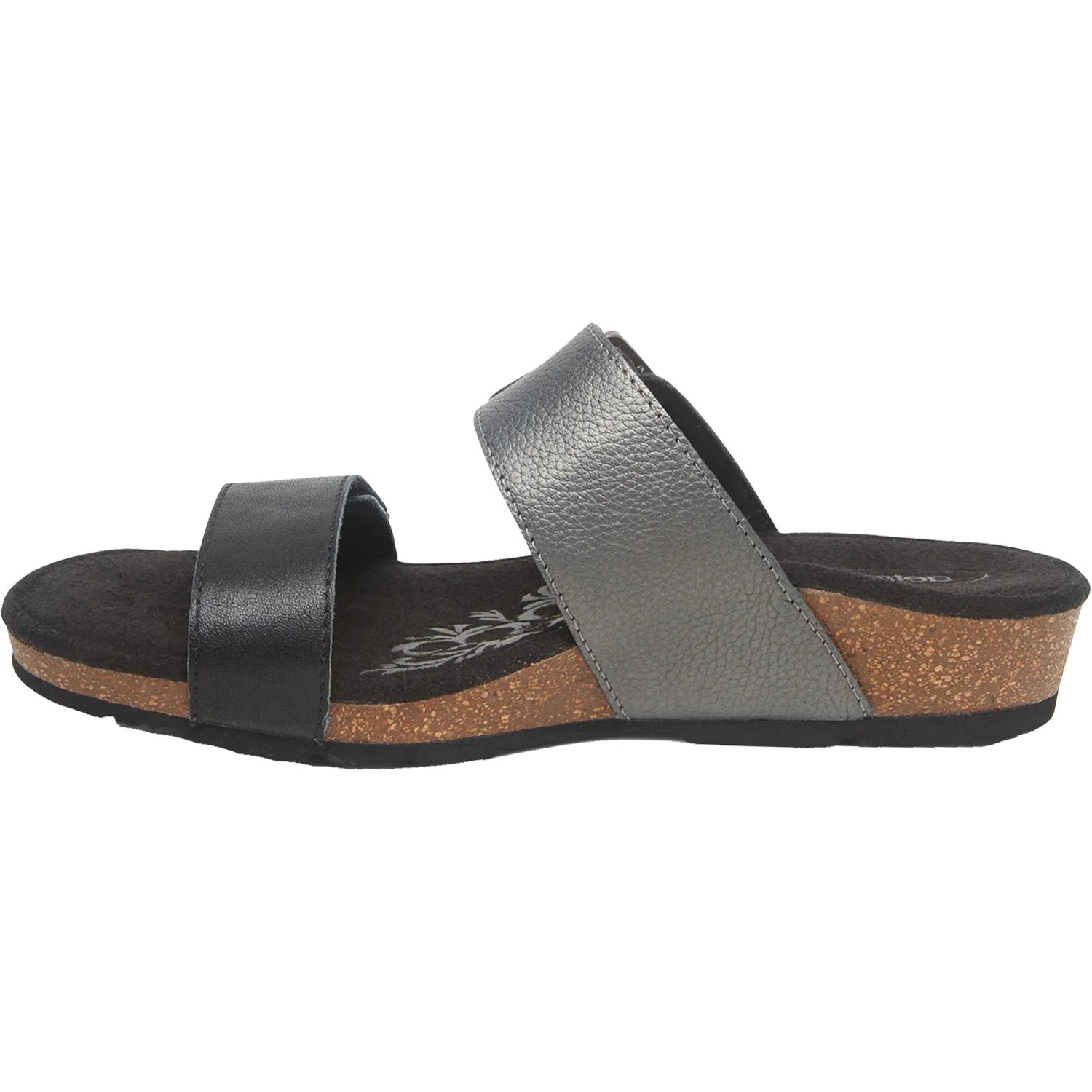 Women's Aetrex Daisy Black Leather
