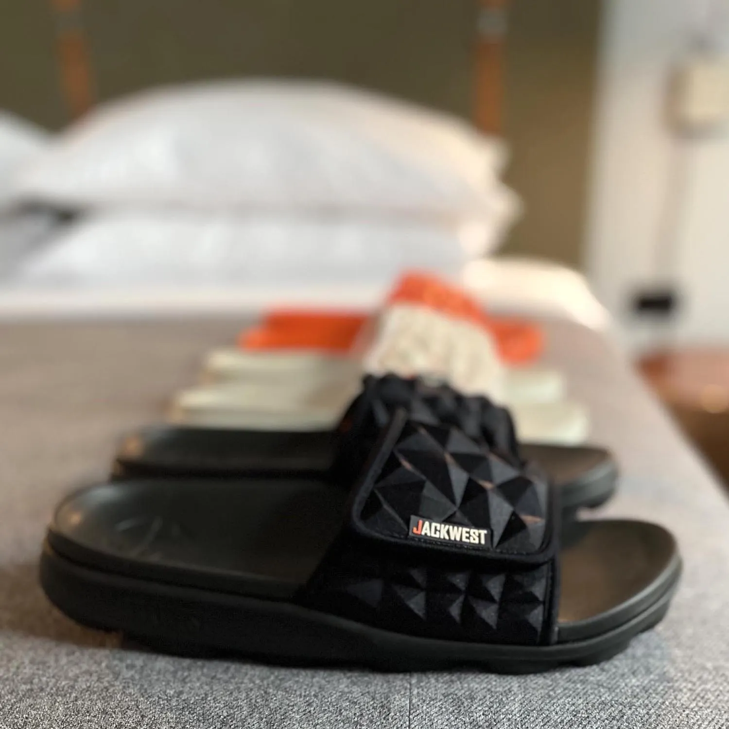 Women's EL A Slides - Noir