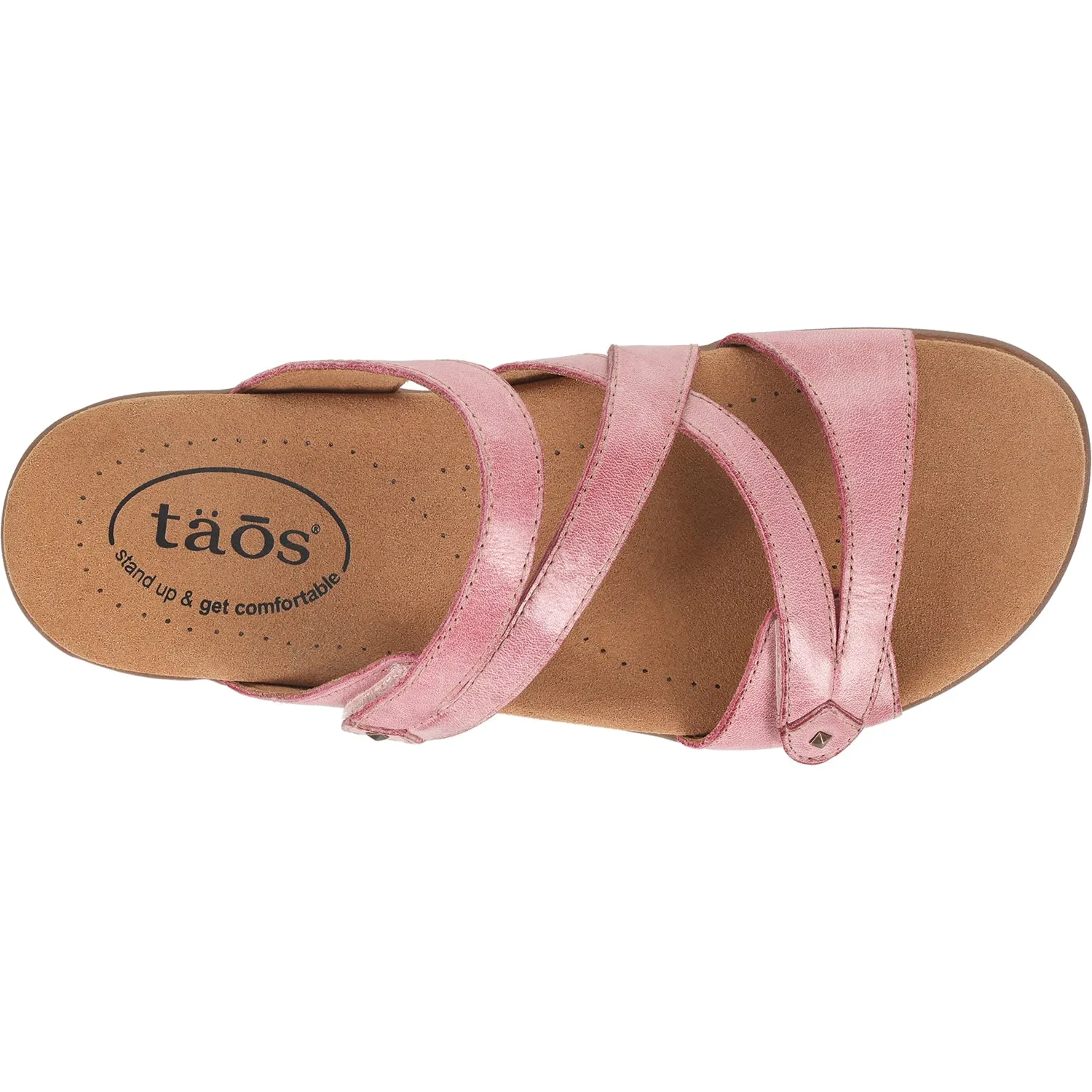 Women's Taos Double U Rustic Pink Leather