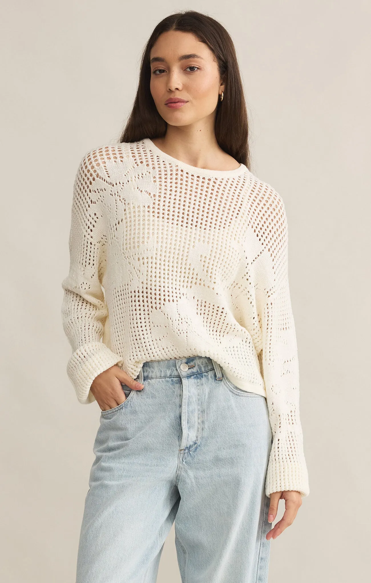 YAEL SWEATER - SEA SALT